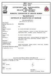 Marriage Certificate Registration Service in mazgaon